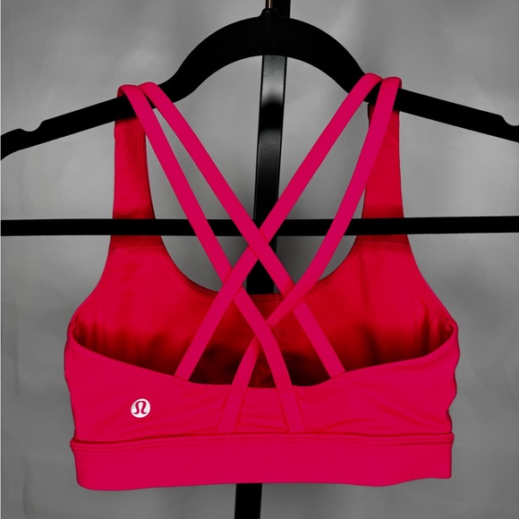 🍋 Lululemon Peloton Energy Strappy Back
Bra Compression Athletic Yoga Size 4 - Picture 2 of 4